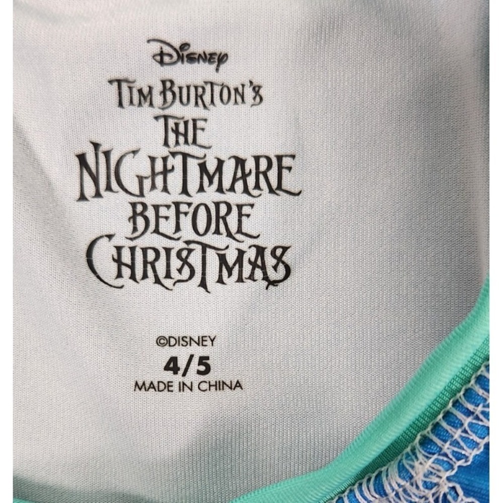 Disney Nightmare‎ Before Christmas Jack Skellington Rash Guard Blue Boys 4/5 - Picture 3 of 4